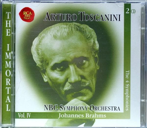 CD JOHANNES BRAHMS - ARTURO TOSCANINI, - The 4 Symphonies 74321558382 RCA Red Seal 1999 Japan Classical Used