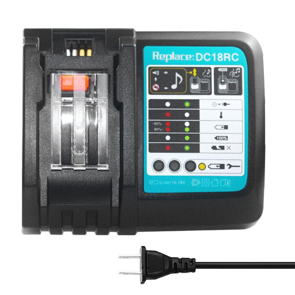 Injection Molding Housing Replacement Battery Charging Device 100-240V Universal Input Voltage US Plug multicolour