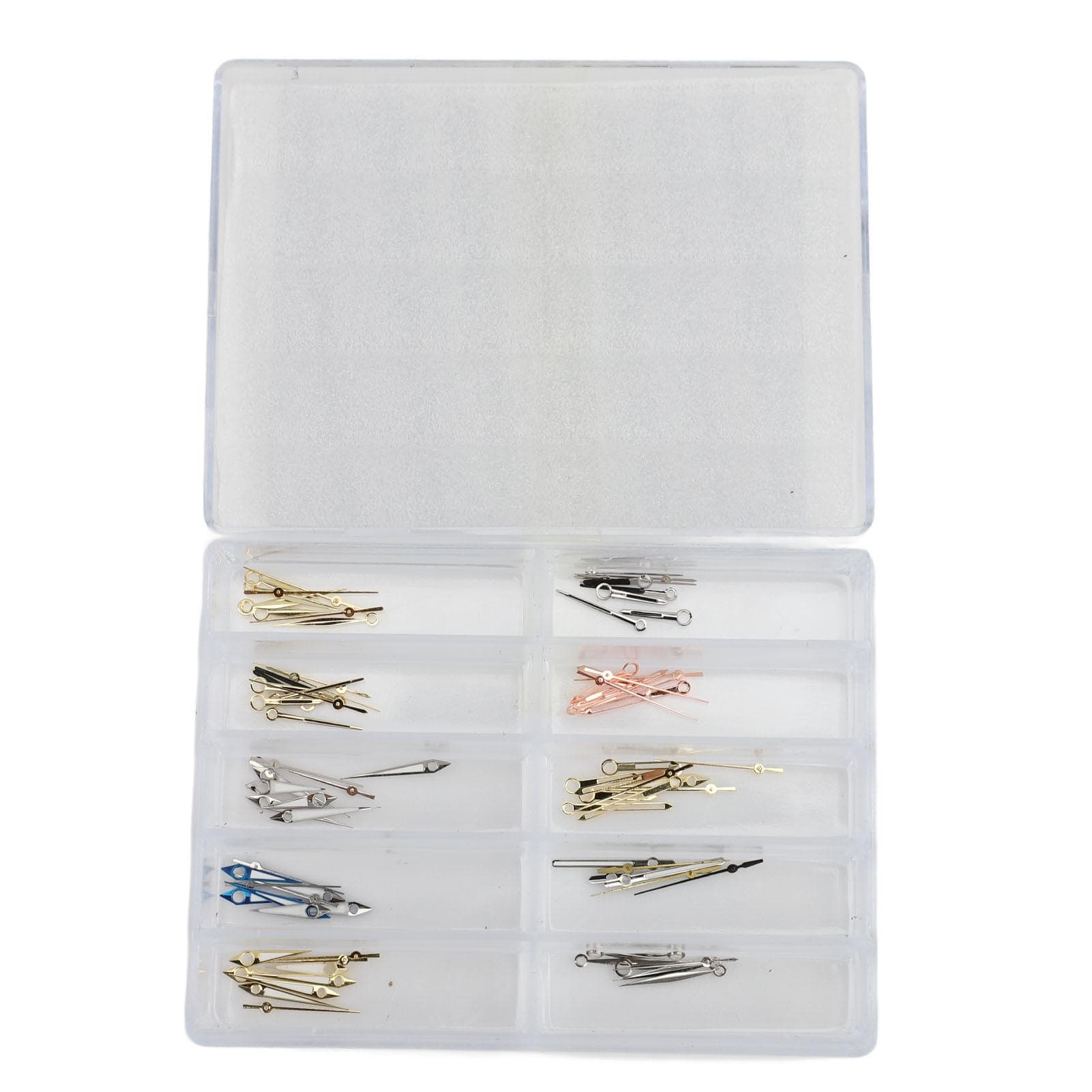 30 Set Watch Hands Replacement Metal Watch Piece Parts Hour Minute Second Hands Set for 8200 8205
