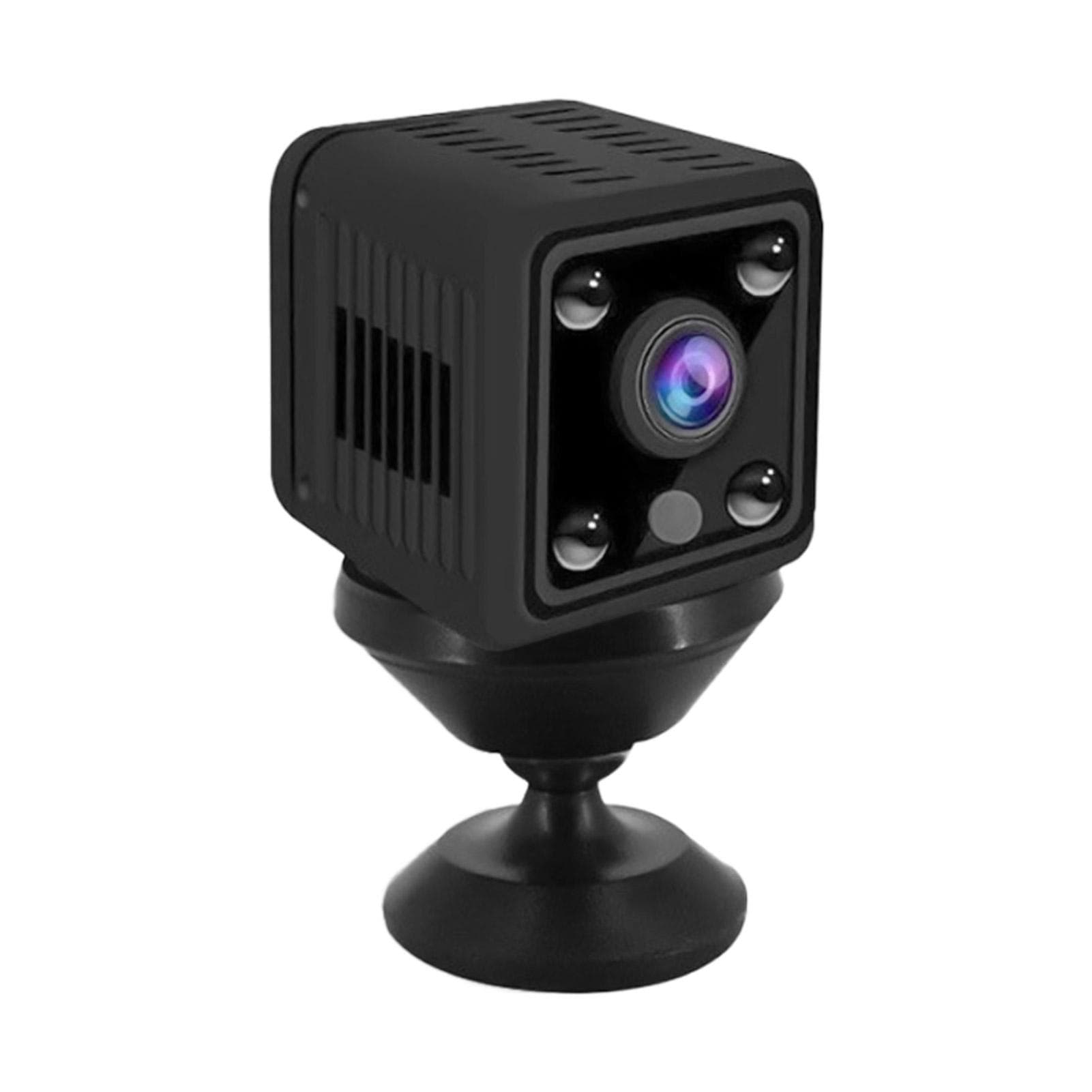 1080P Mini Camera Video Cam Full HD Camcorder 155 degrees Wide Angle IR Night Vision Motion Detection WiFi black