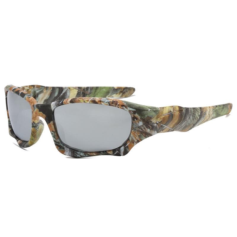 Men's Polarized Tactical Windproof Sunglasses - Military Green, Sports Style Polarized