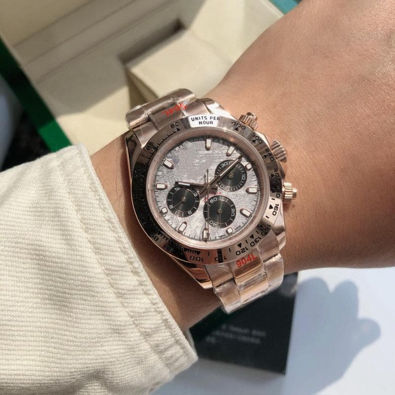 Rolex Daytona Series Men's Two-Tone Panda Automatic Mechanical Watch