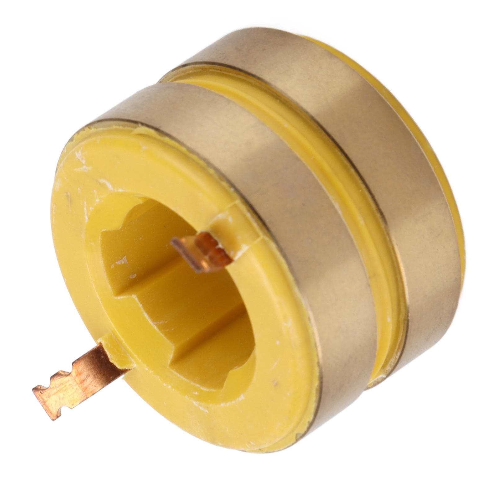 Slip Ring Brass Conductive Collector 2 Way 22mm ID 38mm OD for 168F Gasoline Generator