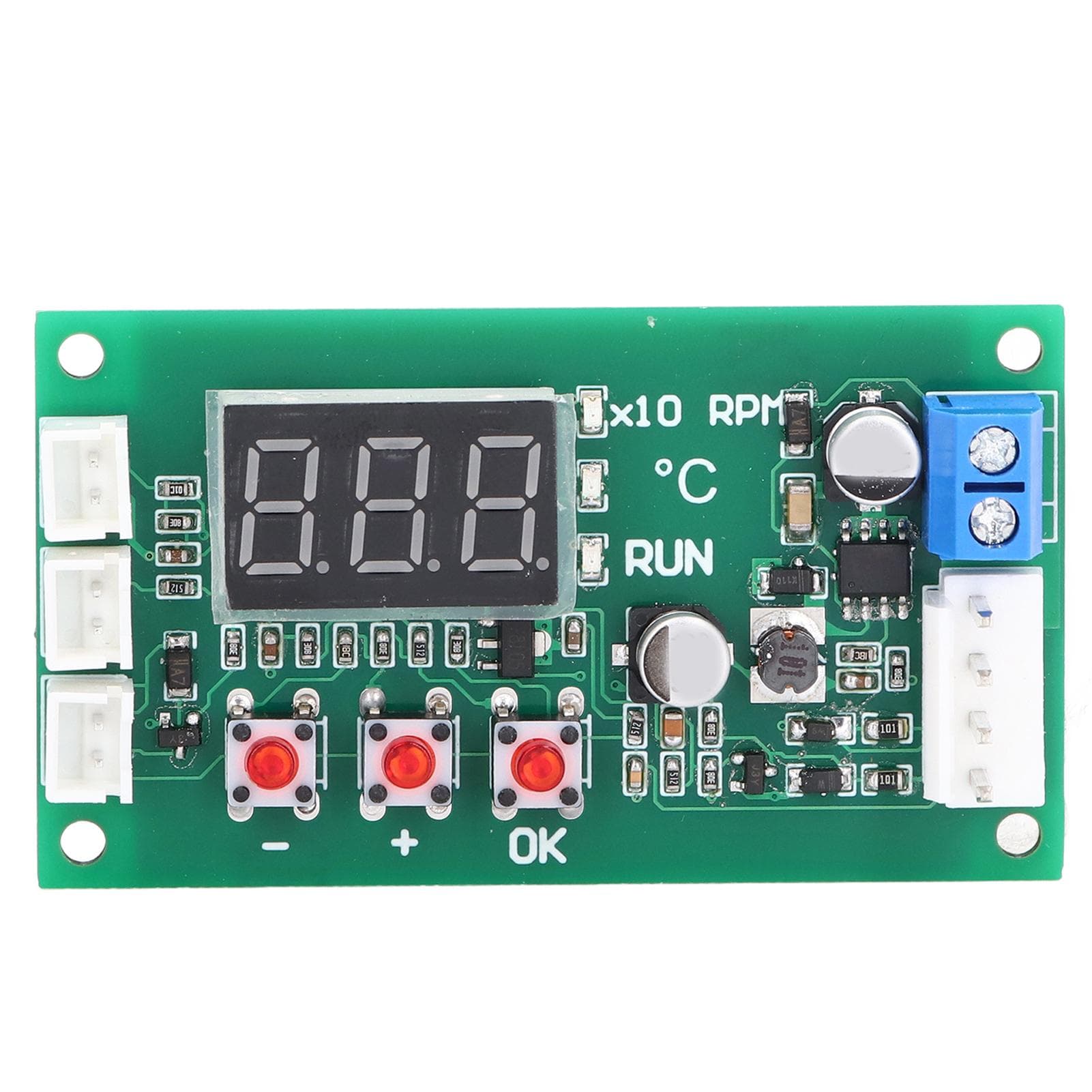 Fan Temperature Control Governor Digital 4 Wire PWM Temp Module Support for EBM EC 5A DC12?48V