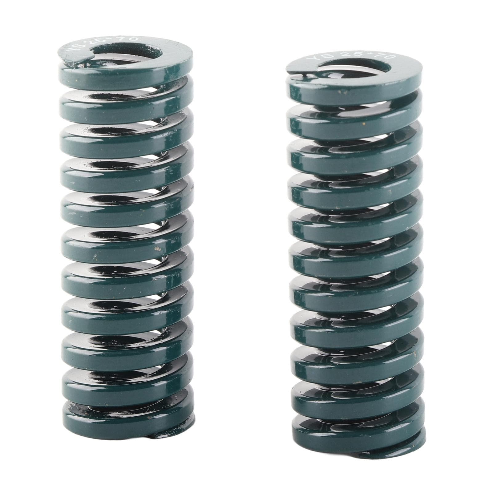2pcs OD 25mm ID 12.5mm Heavy Load Mould Die Spring Green (TH25*70mm)