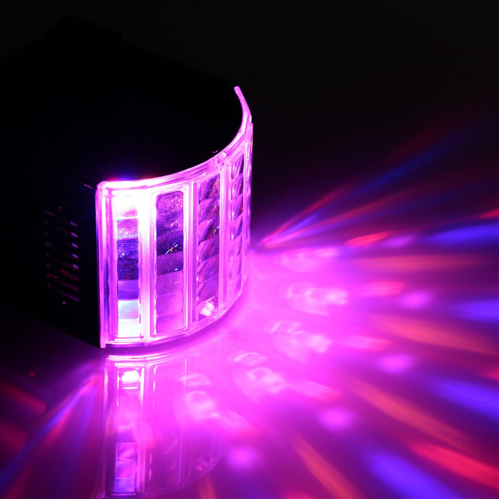 LED mini KTV bar room lights stage lights sound control lights seven colors rotating lights US Plug