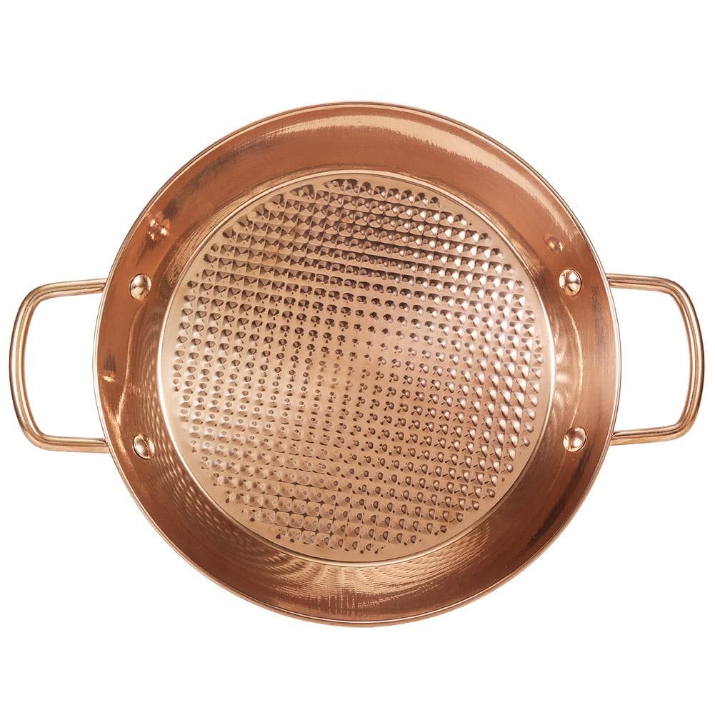 Stainless Steel Pot Seafood Tray with Double Handle Kitchen Cooking Tool 26cm Inner Diameter