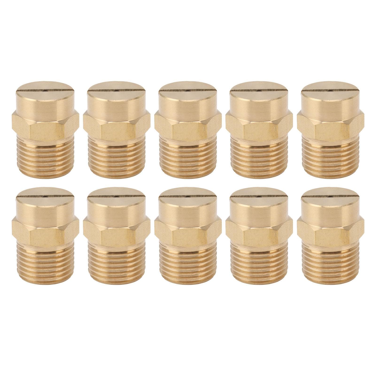 10PCS Directional Slot Nozzle Brass Cooling Misting Rustproof Heat Resistant Water Hose Nozzle for