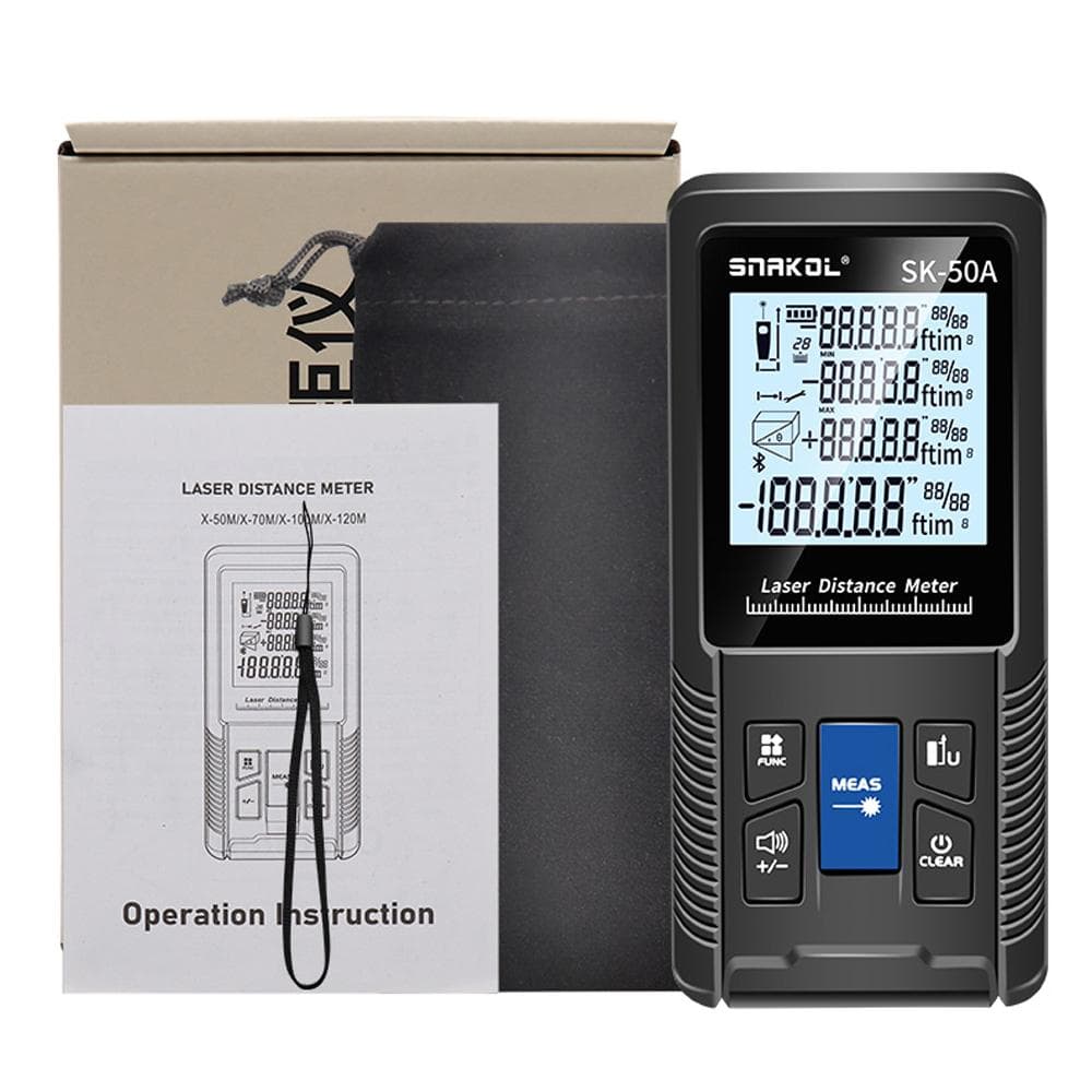 Intelligent Laser Rangefinder Digital Laser Distance Meter with Single Continuous Volumes Area SK-50A multicolour