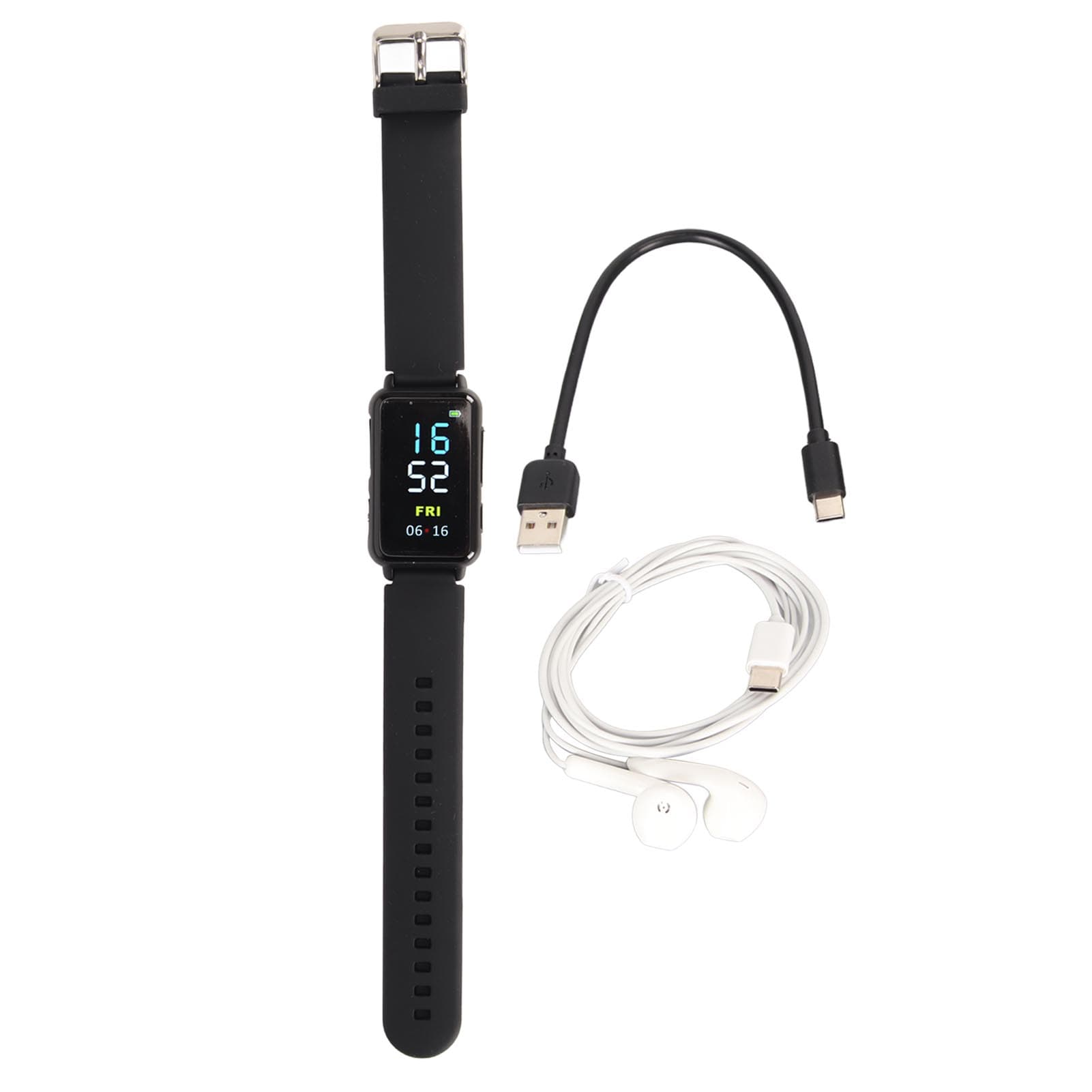 Voice Recorder Watch AI Noise Reduction Digital Voice Activated Recorder Watch MP3 Sound Recorder