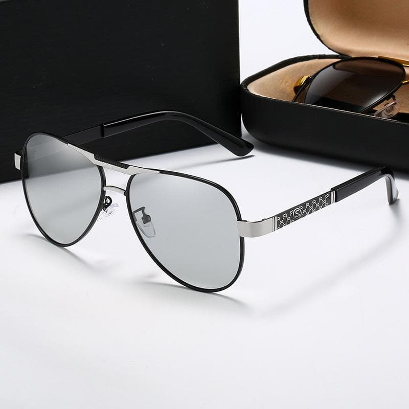 Luxury Pilot Sunglasses Men Women UV400 Retro Metal Frame Designer Brand Driving Fishing Sun Glasses For Man