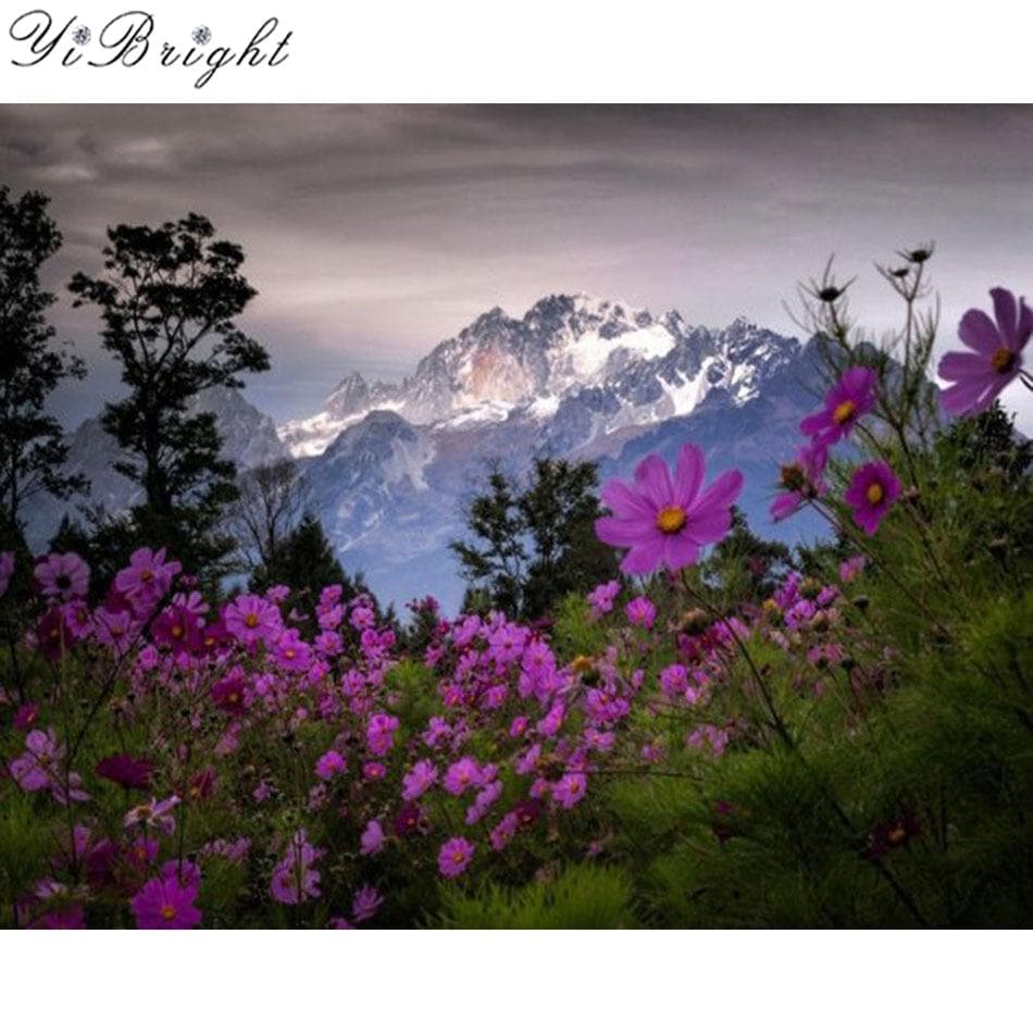 5D DIY Diamond Painting nature spring 3D Embroidery Cross Stitch Mosaic Picture Of Rhinestone Decor 20X30CM