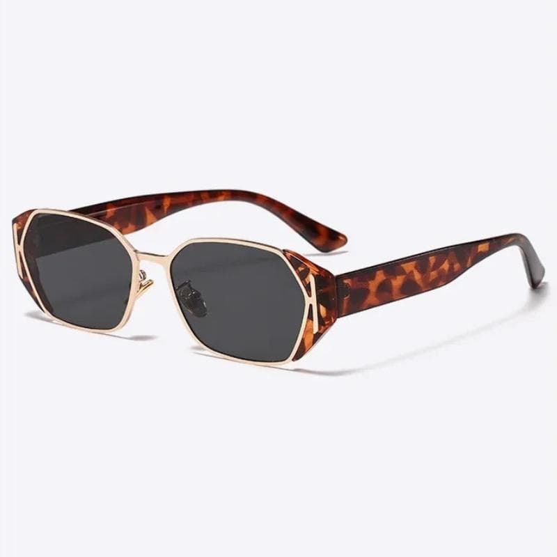 Retro Square Sunglasses for Women Men UV400 Protection High-class Fashion Holiday Travel Accessories As shown