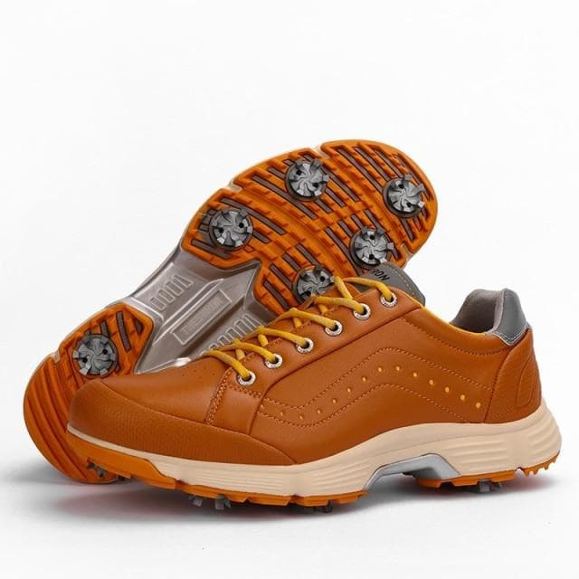 New Men Waterproof Golf Shoes Spikes Golfing Sneakes For Men Outdoor Quality Golf Sneakers Anti Slip Walking Footwear Male 10.5