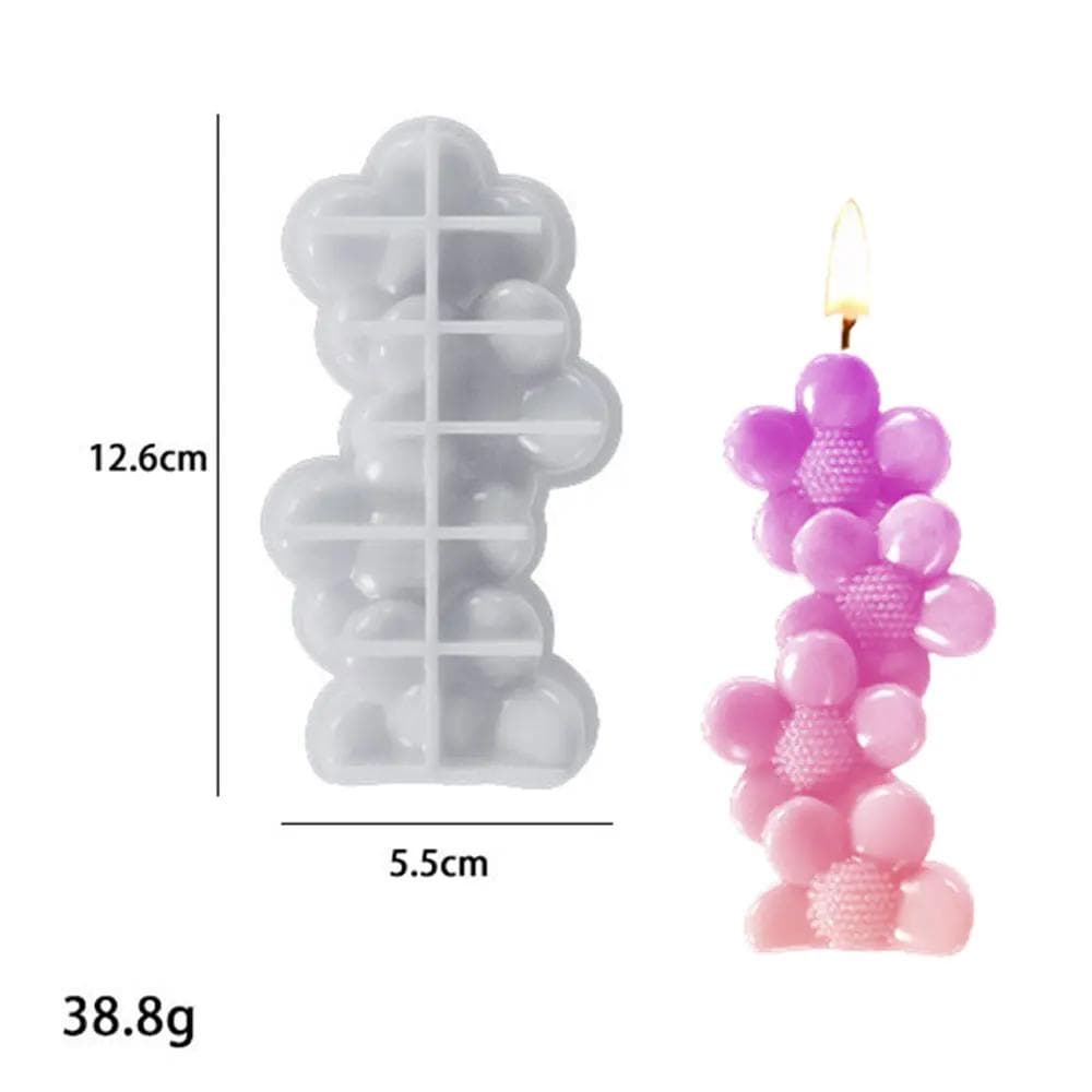 3D Love Heart Silicone Candle Mold DIY Aromatherapy Plaster Soap Mold Home Decor Ornament Handmade Candle Making Resin Molds NEW