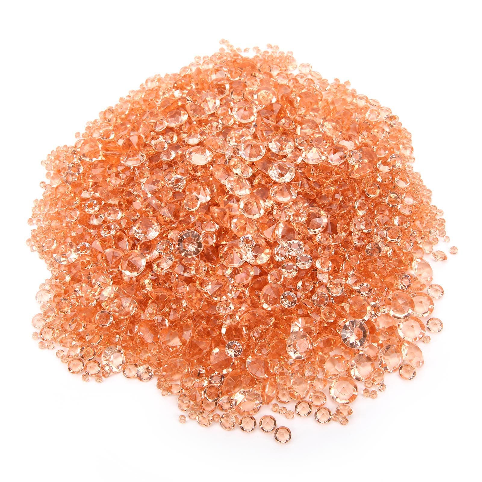 4000 Pcs Acrylic Rhinestones NonToxic OdorFree Rose Gold Blue Mixed 3610mm for DIY Jewelry rose gold