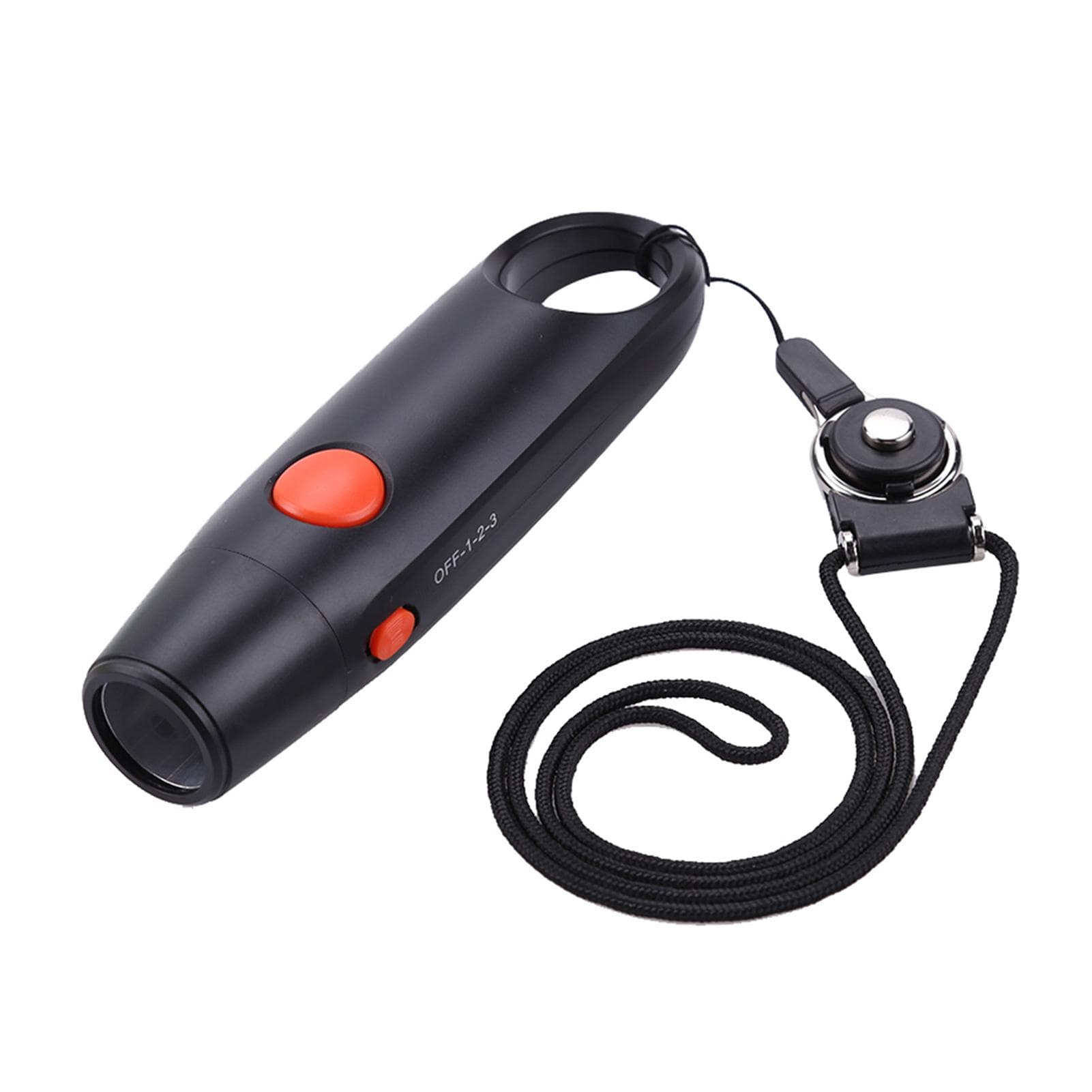 Electronic Whistle for Outdoor Survival Basketball Football Games Referee Sports Training black