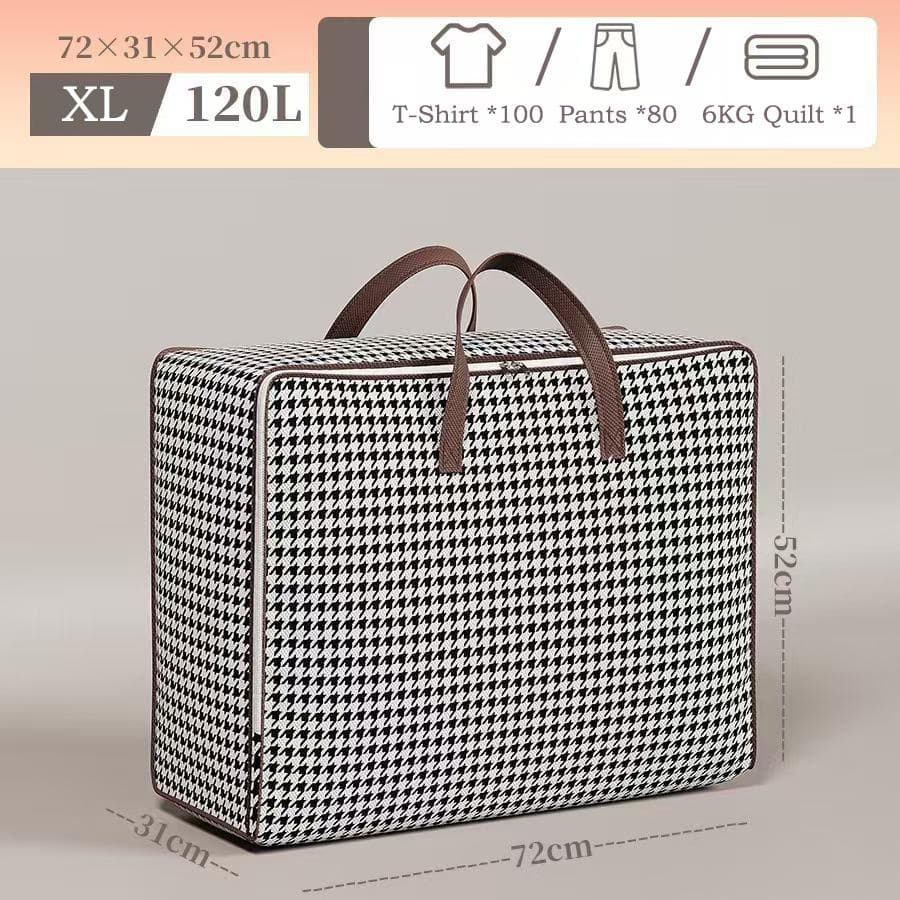 Large Capacity Waterproof Moving Storage Bags For Clothes Bedding Home Organizer Student Luggage Travel Durable Reusable Packing Bags 120L