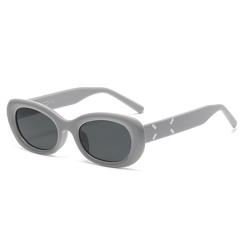 New Fashion Vintage Small Square Frame Oval Sunglasses Women Retro Punk Sun Glasses Eyewear Shades pictures show