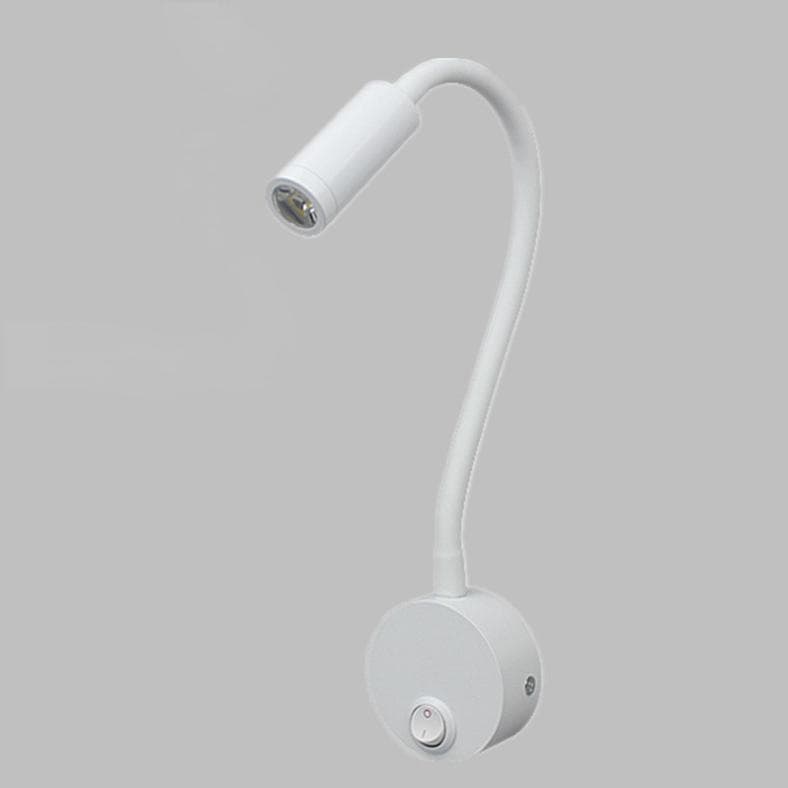 Bedside Working Study Reading Lamp Wall Lamp 3W LED Book Lamp Wall Night Light LED Flexible Spotlights Lamp white