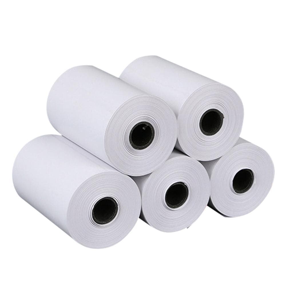 Thermal Paper Roll 57*25mm Wrong Questions Notes Printing Papers for Portable Mini Photo Thermal 5 ROLLS