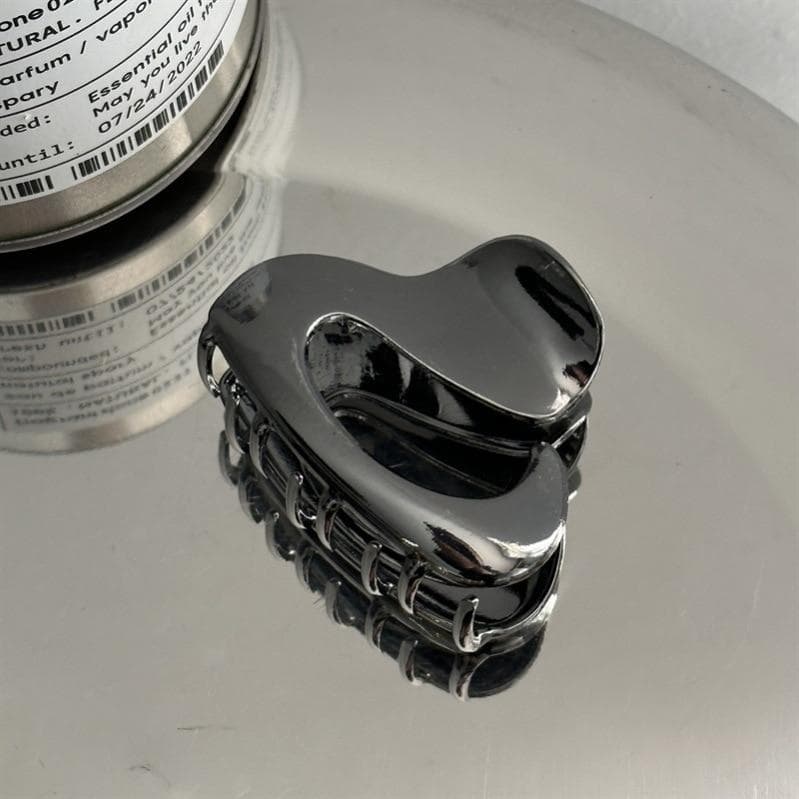 Geometric Irregular Medium Hair Claw Trendy Hair Accessories For Women Metal Gold Silver Black Claw Clips Girls Jewelry