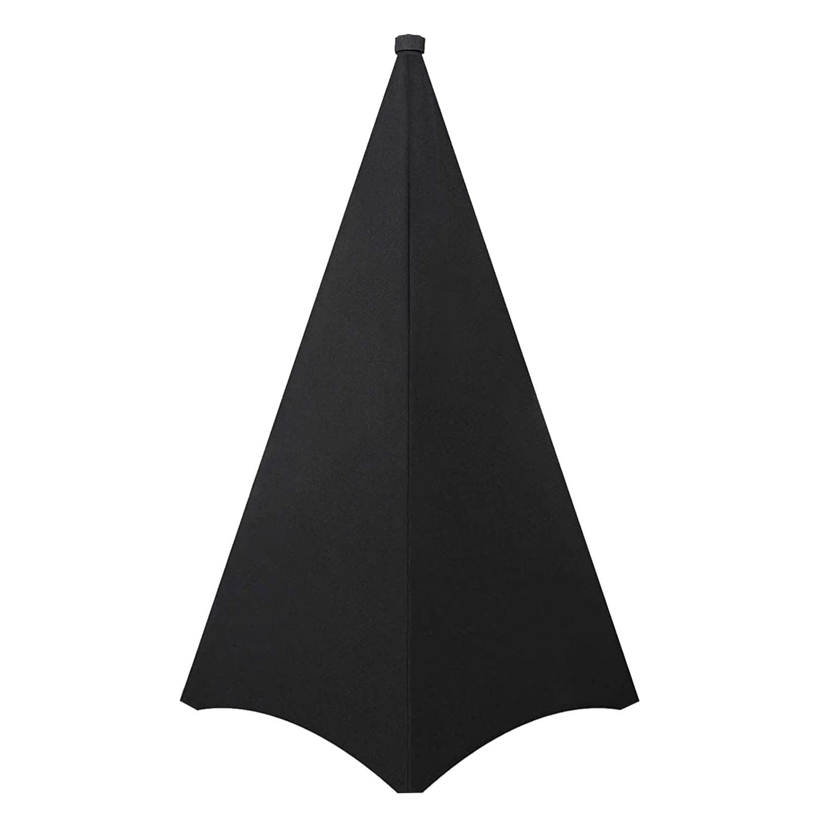 Universal Dj Light Speaker Stand Cover Triple Sided Tripod Stand Skirt Scrim Cover Stretchable black