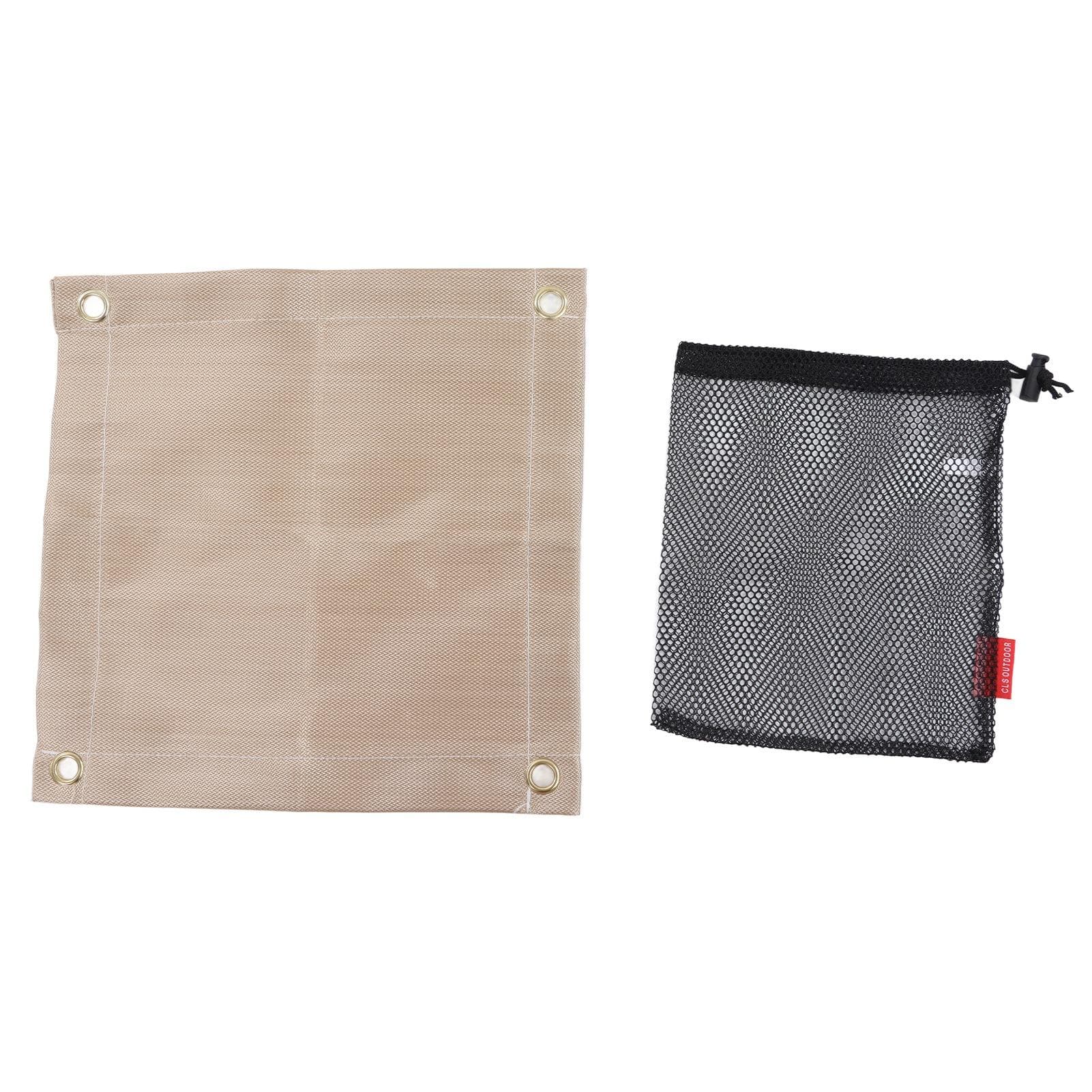 Fireproof Mat Fiberglass High Temperature Resistant Fire Pit Mat Outdoor Accessories for Barbecue Type 2