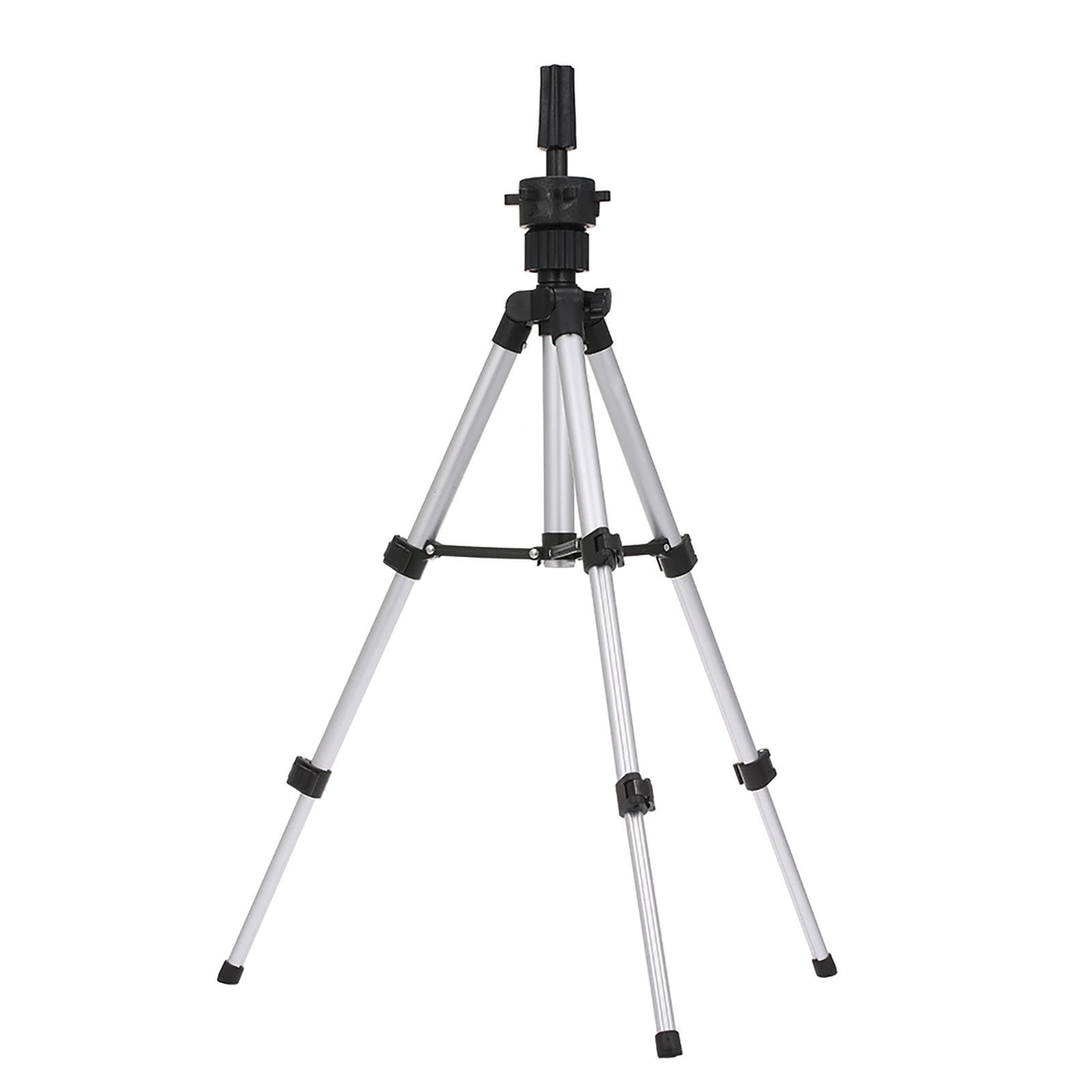 Mini Tripod Stand Metal Adjustable Cosmetology Hairdressing Training Mannequin Head Wig Stand for multicolour