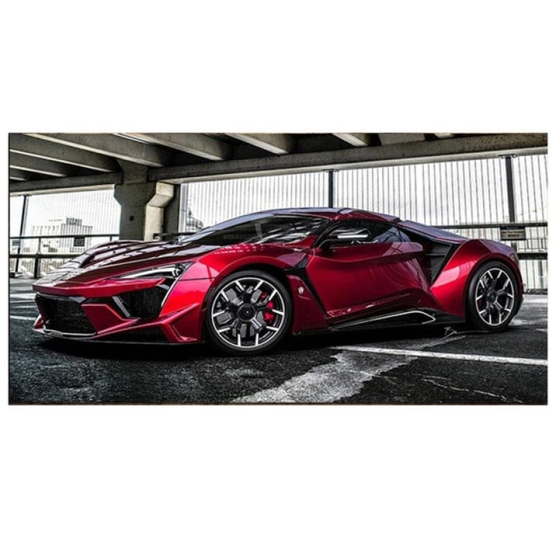 Modern Supercar Canvas Paintings Cool Rally Race Racing Car Posters and Prints Wall Art Pictures for Living Bedroom Home Decor No Frame 60*100cm