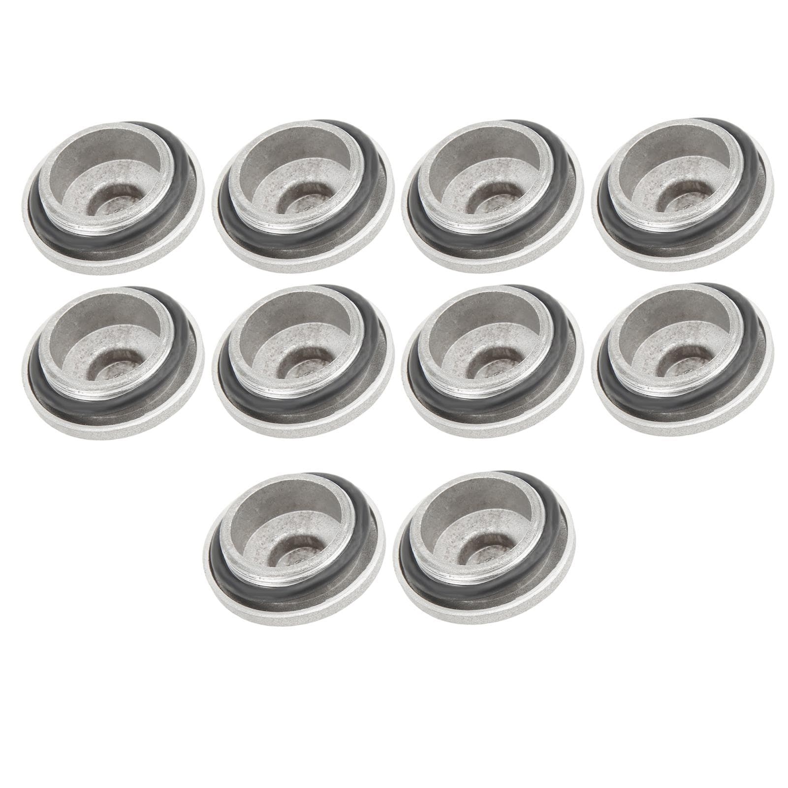 10Sets Motorcycle Oil Sump Drain Plug Bolt with Washer Strong Sealing for GY6 QMB139 157QMJ Engine