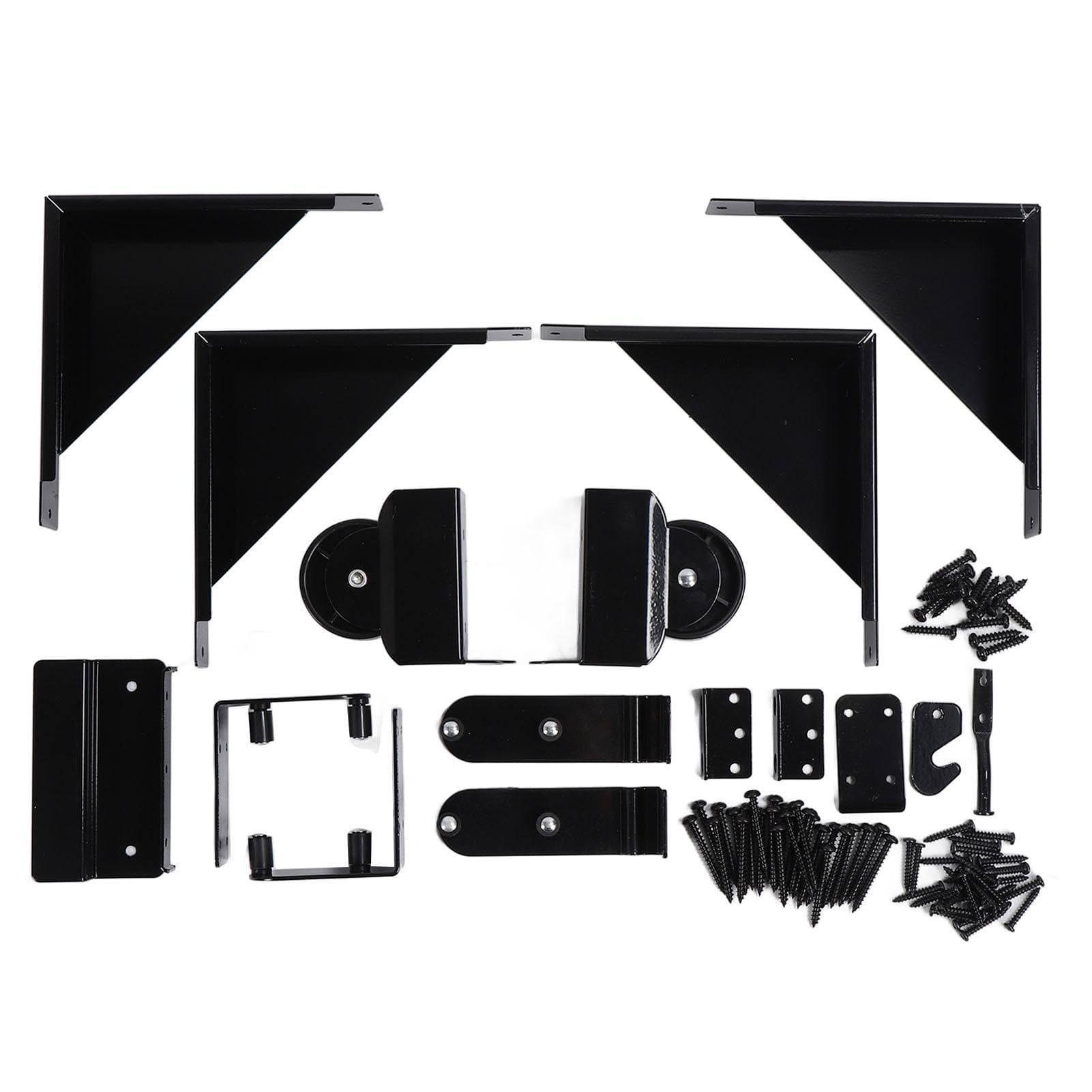 Sliding Gate Kit Heavy Duty Sliding Gate Hardware with Wheels Carbon Steel for Home Garden