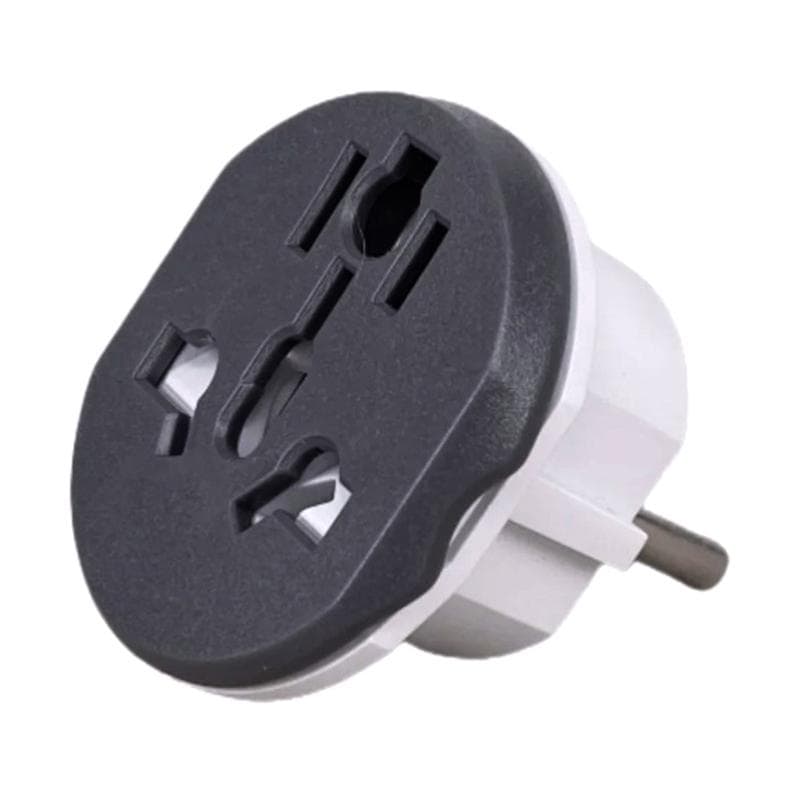 16A Universal Eu Travel Adapter Euro Converter Uk Us Au To Eu Ac Power Socket Plug Travel Charger Adapter Converter 250V grey