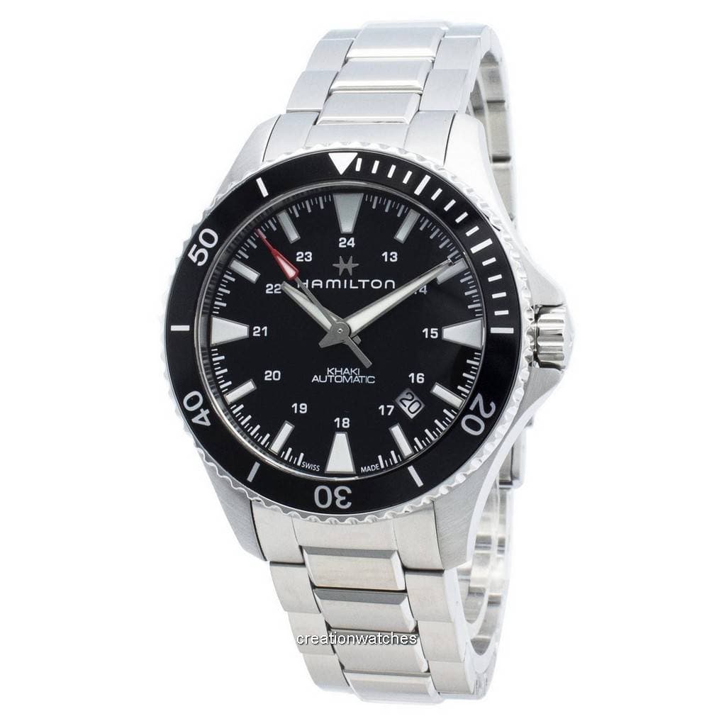 Hamilton Khaki Navy H82335131 Automatic Men's Watch black