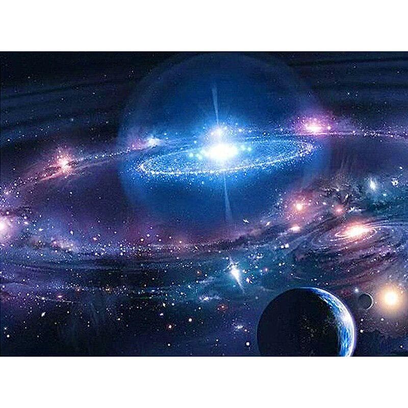 5D DIY Mosaic Painting Universe Decoration Diamond Embroidery Diamond Painting Cross Stitch 20X30CM