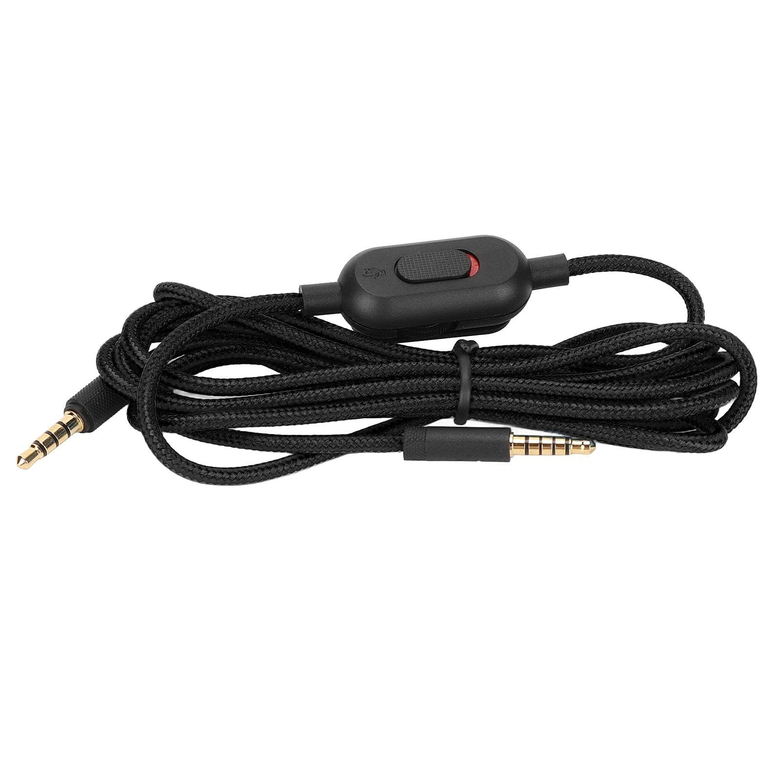 Gaming Headset Cable Woven Earphone Cord with Volume Control and Mute Switch for Logitech G Pro G