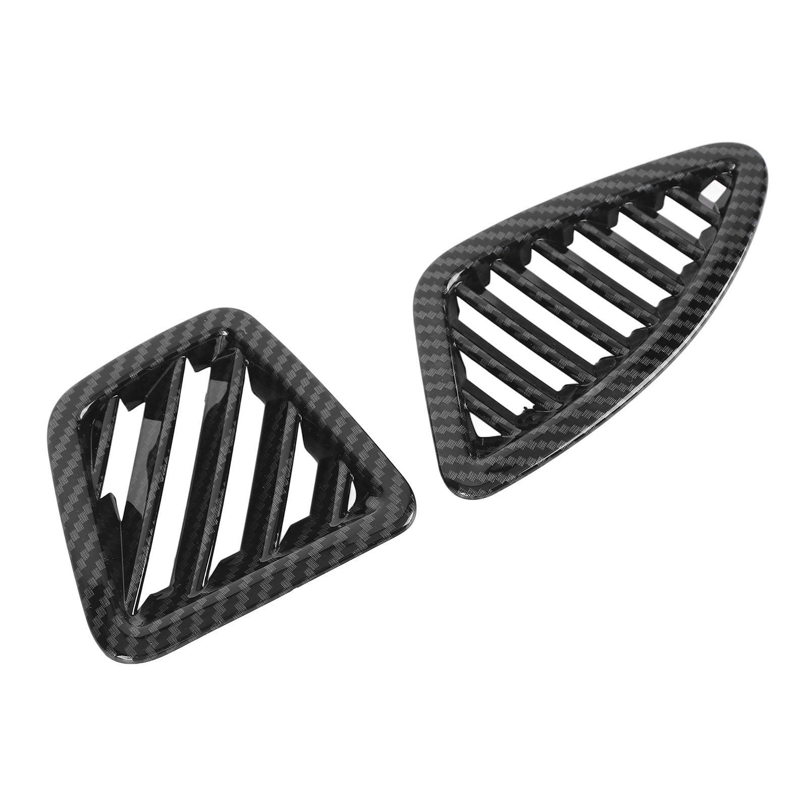 2 Pcs Side Air Conditioning Vent Trim Left Right Carbon Fiber Style Stylish Look for NQ5 2022 to