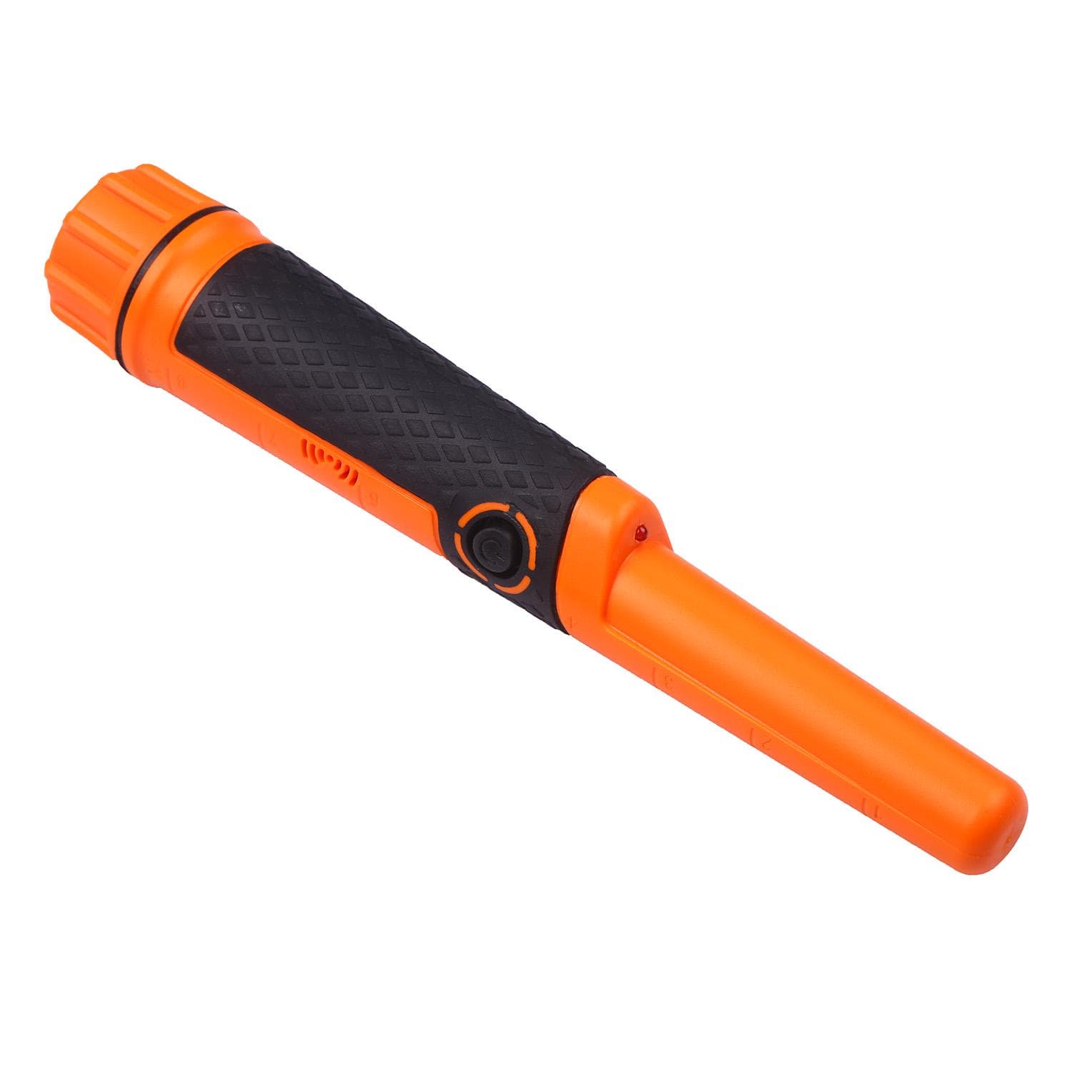 Handheld Pinpointer Metal Detector Fully Waterproof Underwater Metal Detector Bar with Holster orange
