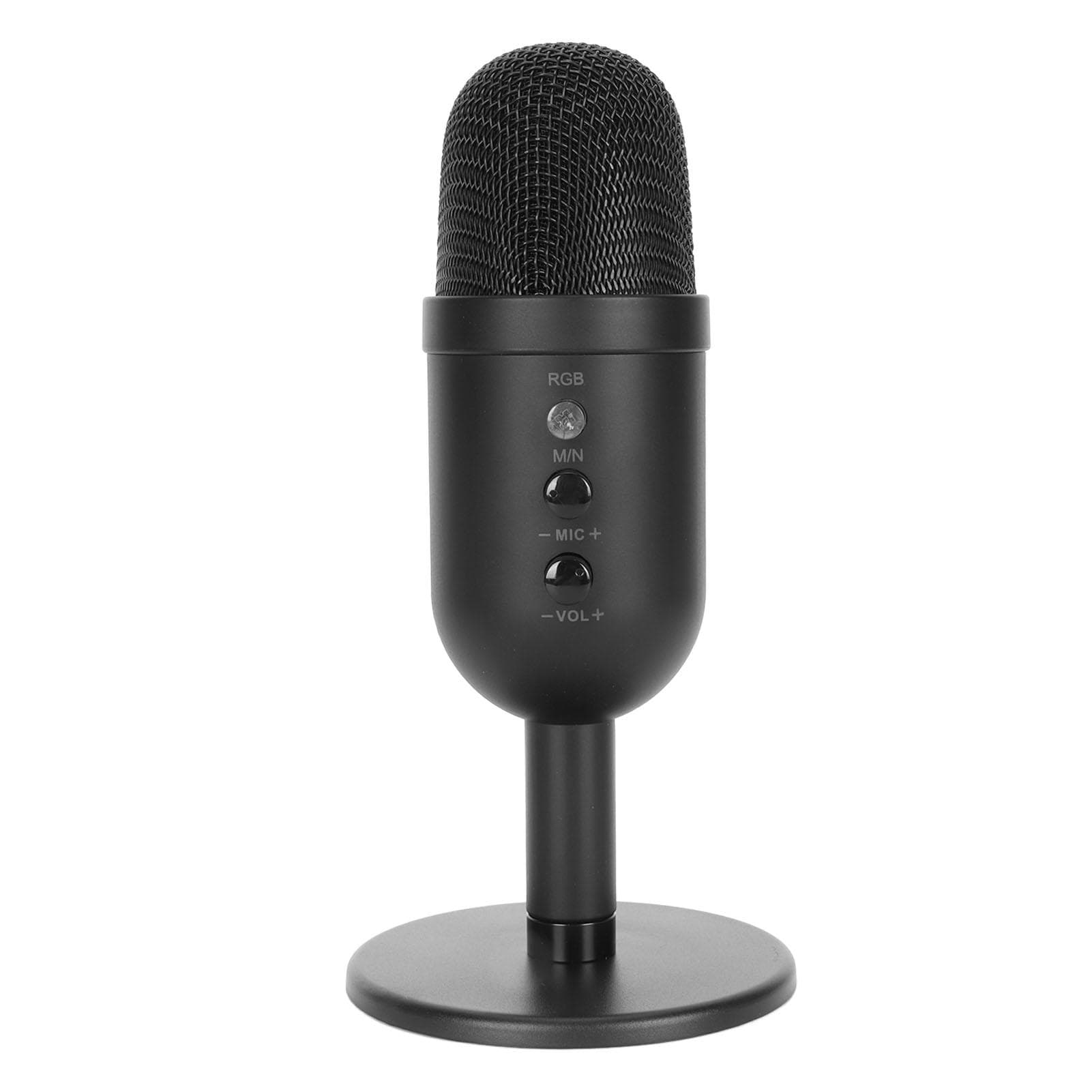 Recording Live Microphone USB Gaming Condenser Microphone RGB Lighting Microphone for Phone Laptop