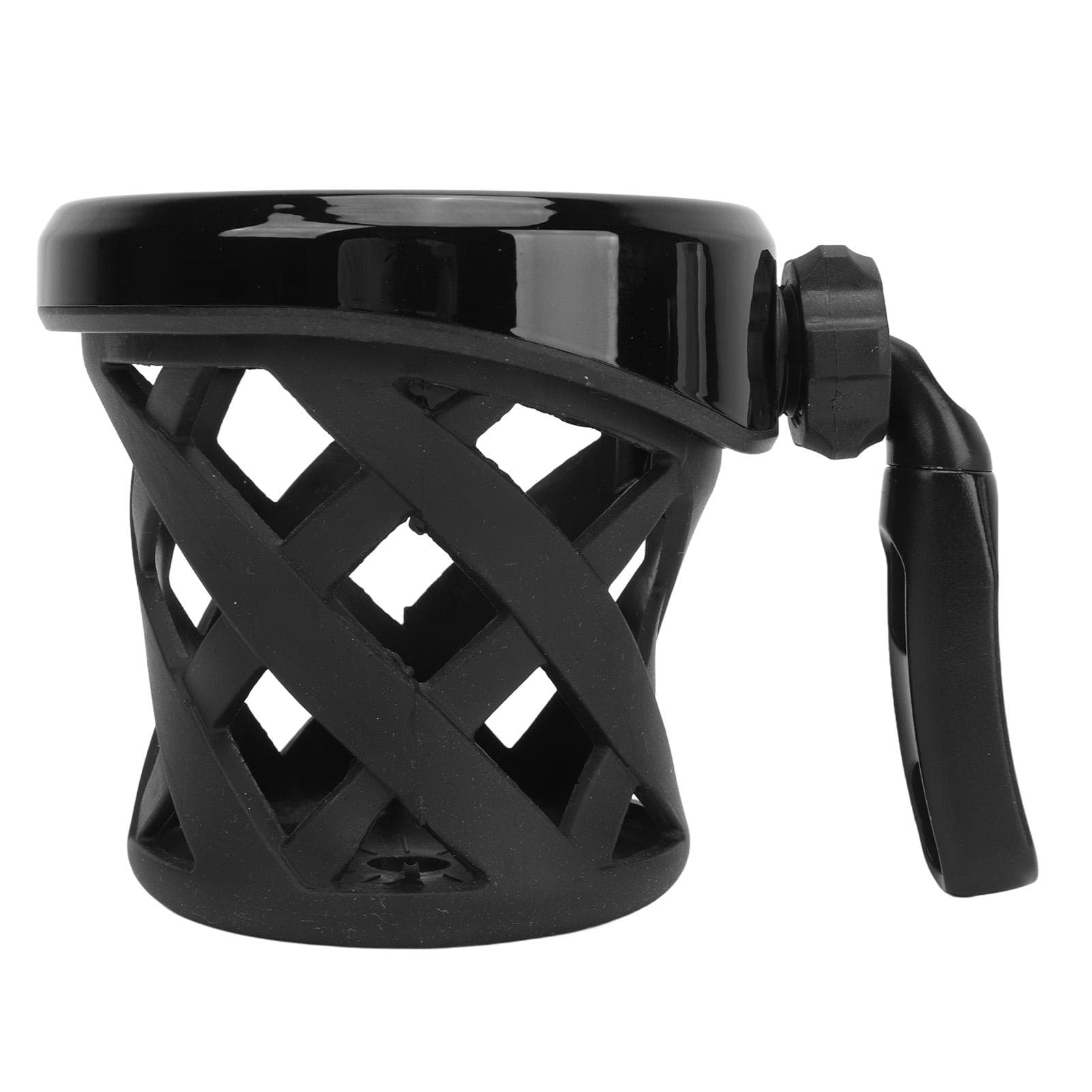 Drink Cup Holder Lightweight Versatile Rugged High Hardness Motorcycle Cup Holder For Gold Wing DCT black