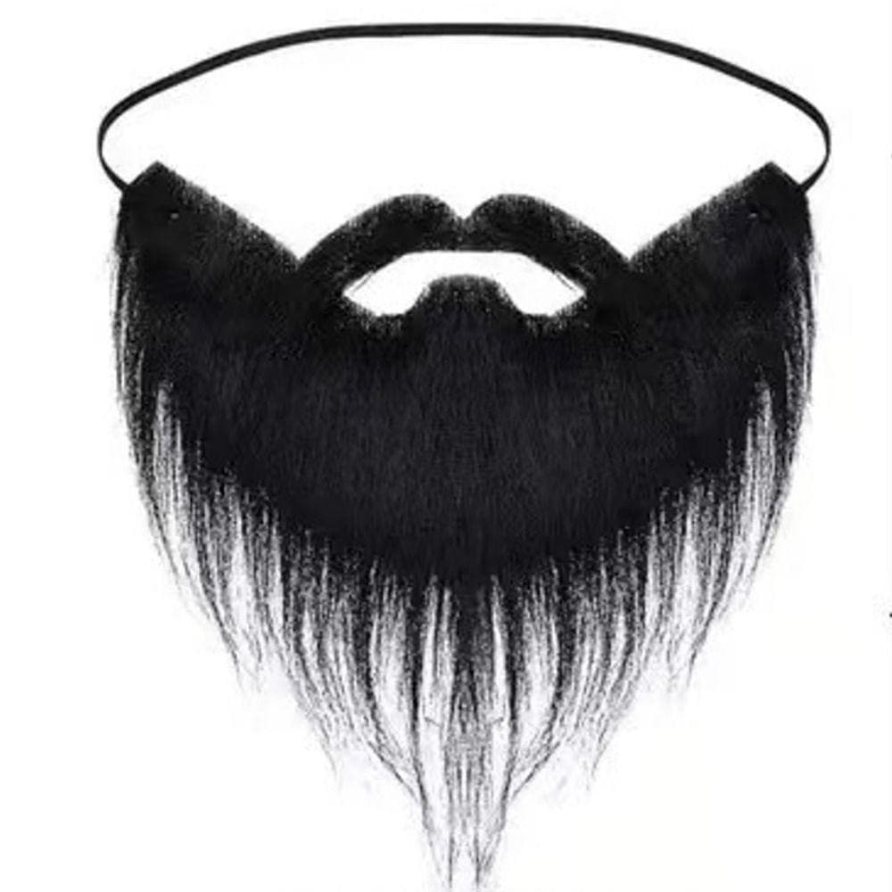 Halloween Halloween Fake Mustache Artificia Realistic Fake Beard Pirate Play Halloween Party black