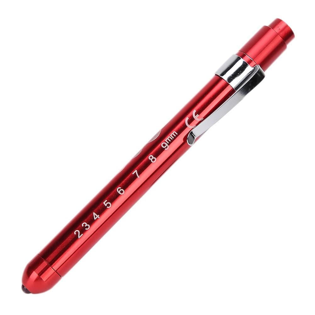 Professional Diagnostic Lamp Clinical Pen Ophthalmic Examination Pupil Check Pen LightRed red