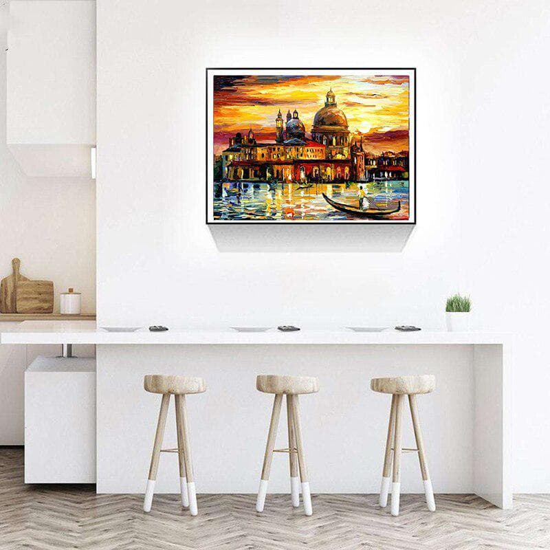 Diamond Painting Landscape Cartoon Diamond Embroidery Full Pack DIY Diamond Mosaic Decor Rhinestone 20X30CM