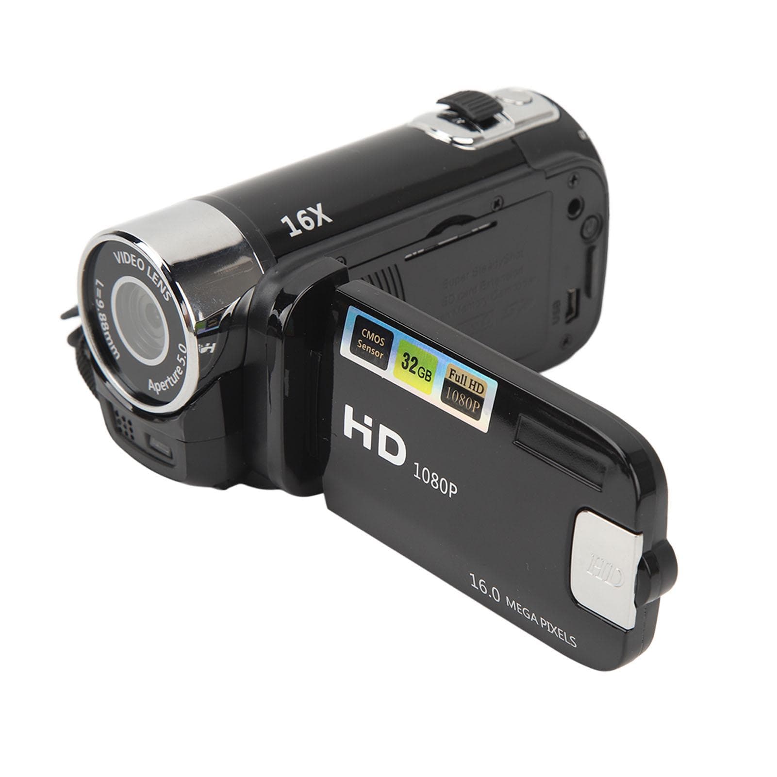 Video Camera Camcorder 16x Digital Zoom Handheld Video Camcorder 2.7 Inch Color Display HD Portable US Plug