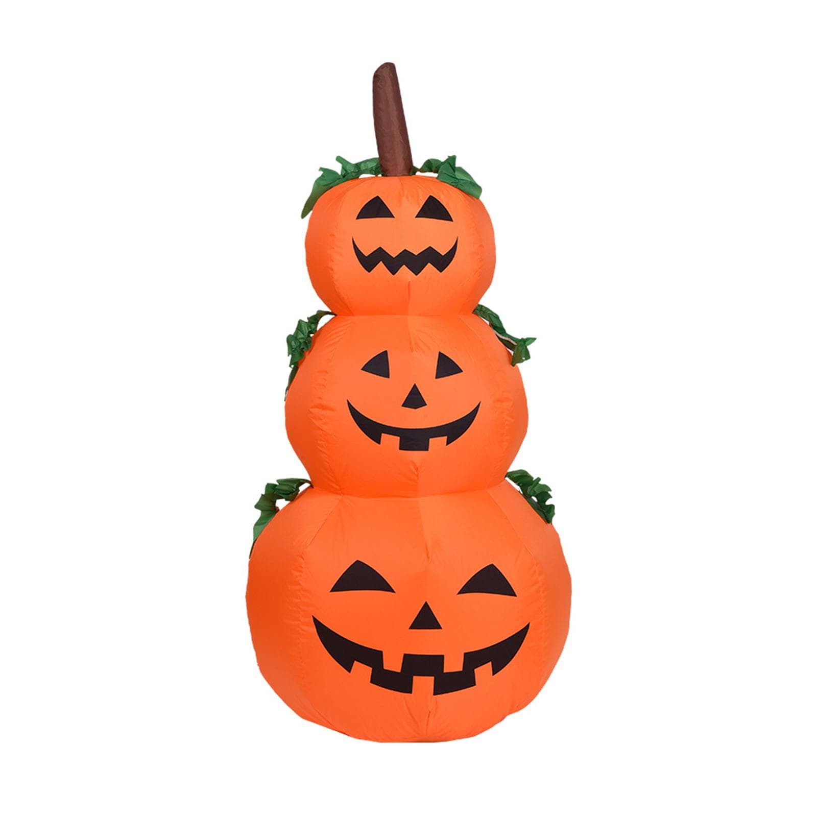 3.9FT Halloween Inflatables Pumpkin Outdoor Decorations LEDs Blow Up Inflatables 3 Inflatable US Plug orange