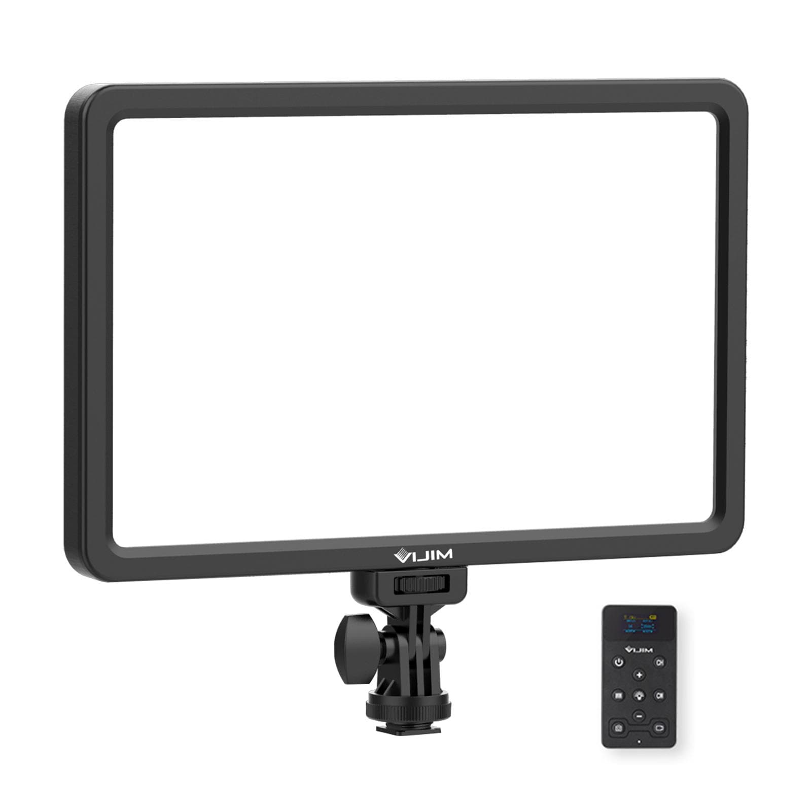 VIJIM VL192 Portable Flat Panel Light LED Video Light 2500K-9000K Bi-color Temperature Dimmable USB black