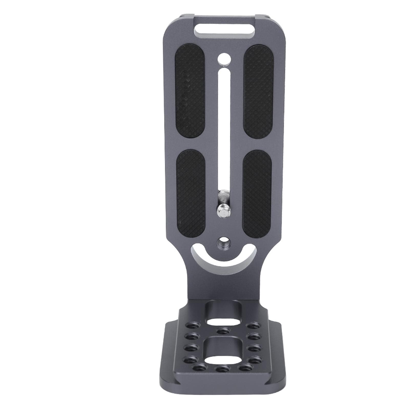 Universal Aluminium Alloy Vertical L shaped Quick Release Plate for SLR Camera Hydraulic gray