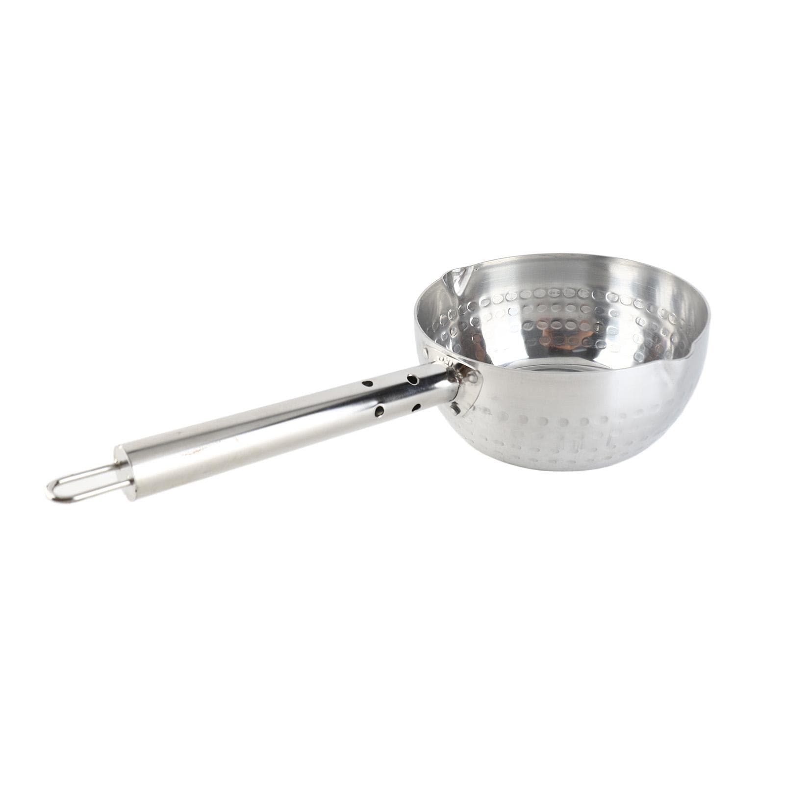 Yukihira Saucepan Aluminum Alloy Round Stainless Steel Handle Fast Heating Japanese Snow Pan for 7.1in Opening(for Open Fire)