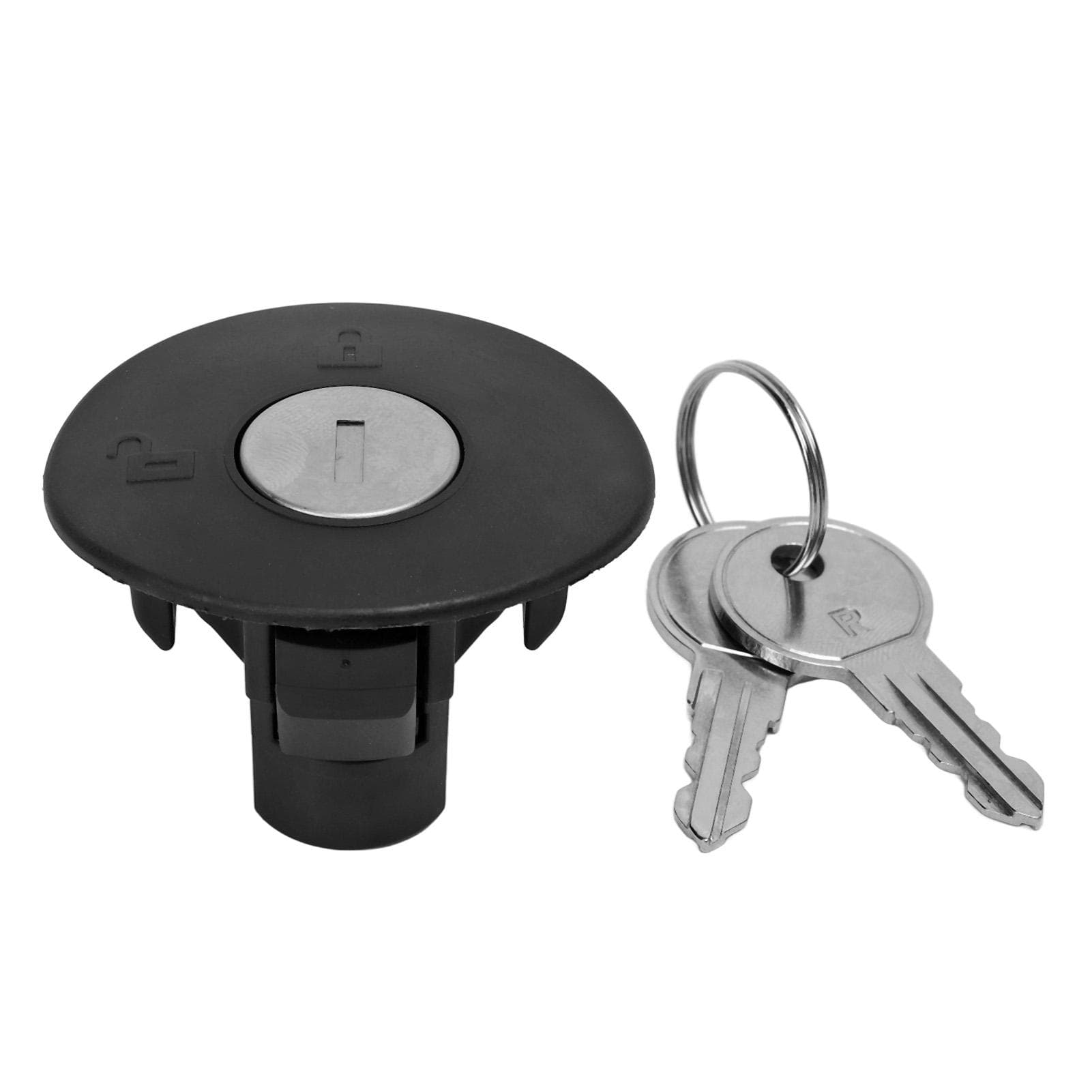 Gas Fuel Tank Plug Locking 8U5Z9C268B Plug Cover Cap with 2 Key Replacement for Ford Edge Escape