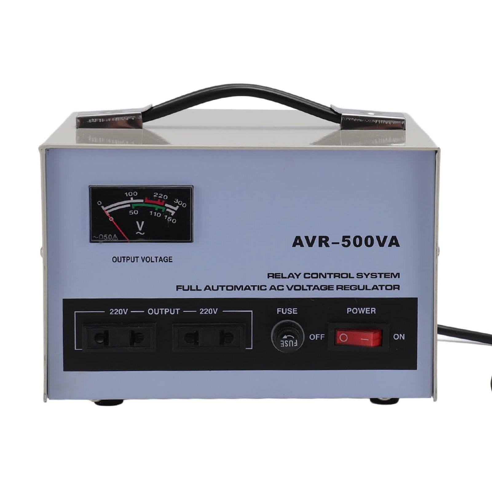 500W Voltage Regulator 1 Input Output Single Phase Automatic Voltage Stabilizer